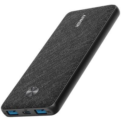 Anker PowerCore III Sense USB-A/USB-C Power Bank for Multiple Brands, 10000 mAh, Black (A1248H11-1)
