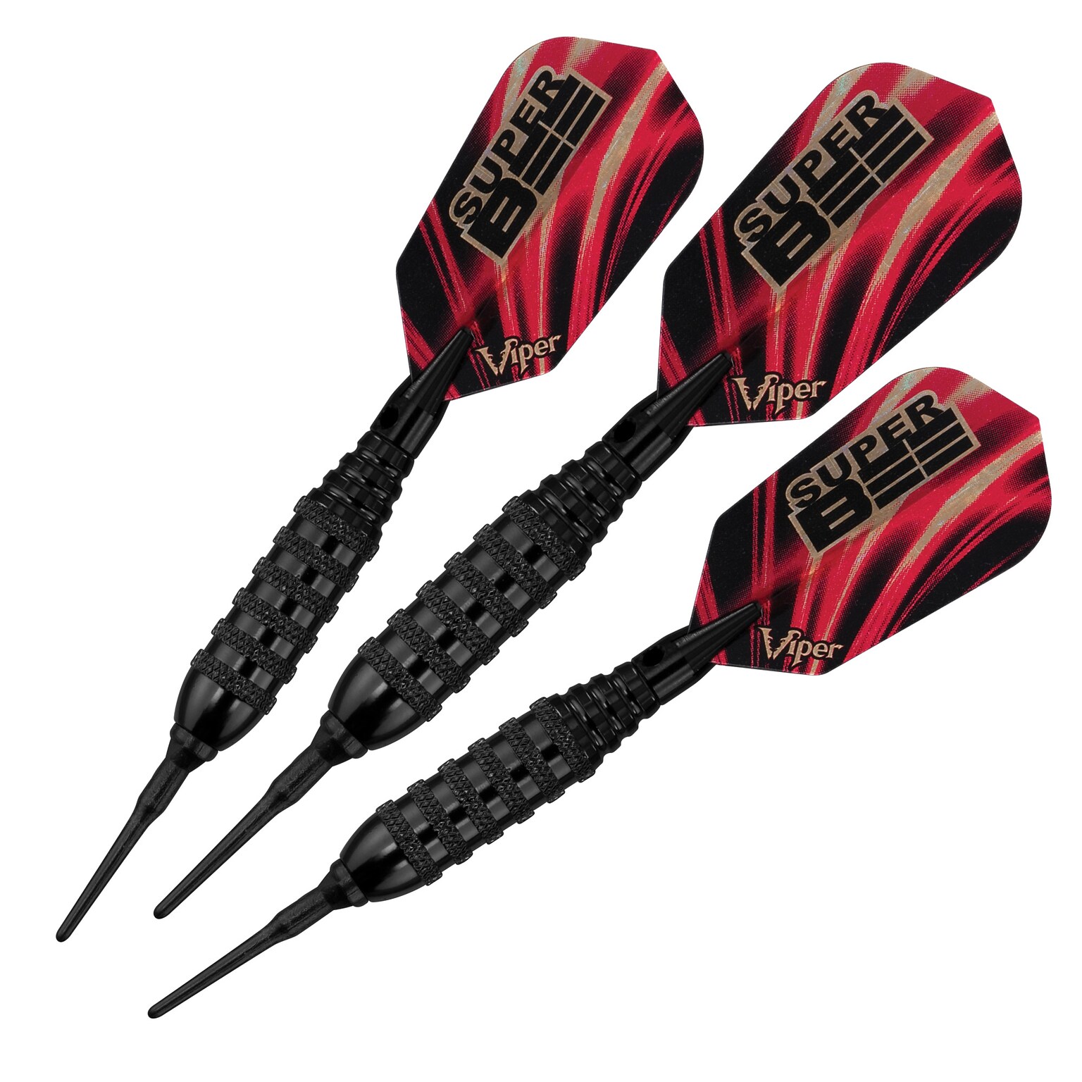 Viper Super Bee Black Soft Tip Darts, 16 Grams (20-1203-16)