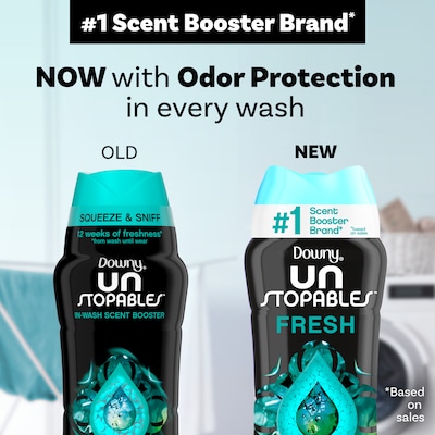 Downy Unstopables In-Wash Scent Booster Beads, Fresh, 24 oz. (08726)