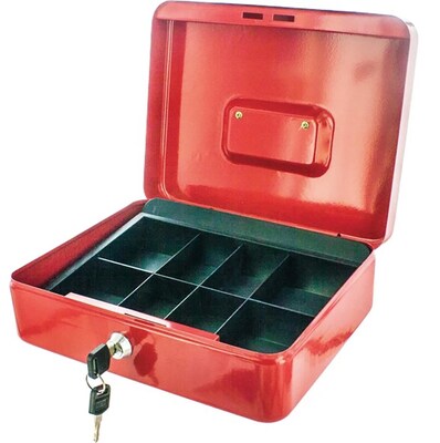 Multi Compartment Steel Locking Cash Box