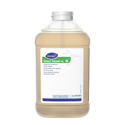 Good Sense HC Air Freshener for Diversey J-Fill, Green Apple, 2.5 L / 2.64 U.S. Qt., 2/Carton (90496