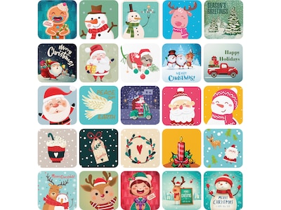 Better Office Mini Christmas Cards, 3 x 3, 50/Pack (64653-50PK)