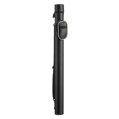 Casemaster Q-Vault Supreme Black with Green Trim Cue Case (51-0706-10)