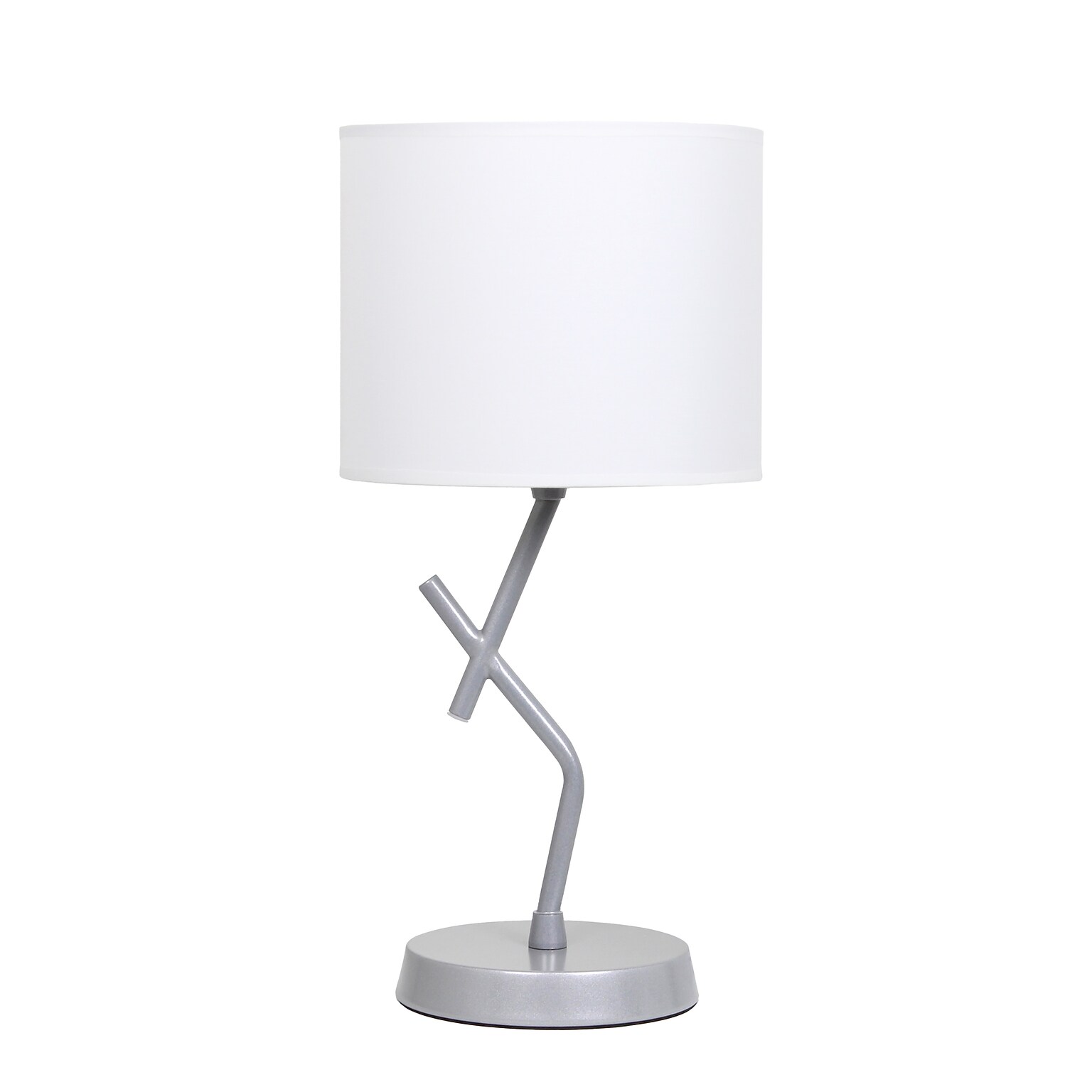 Simple Designs Abstract 17.13 LED Table Lamp, Silver (LT1172-SLV)