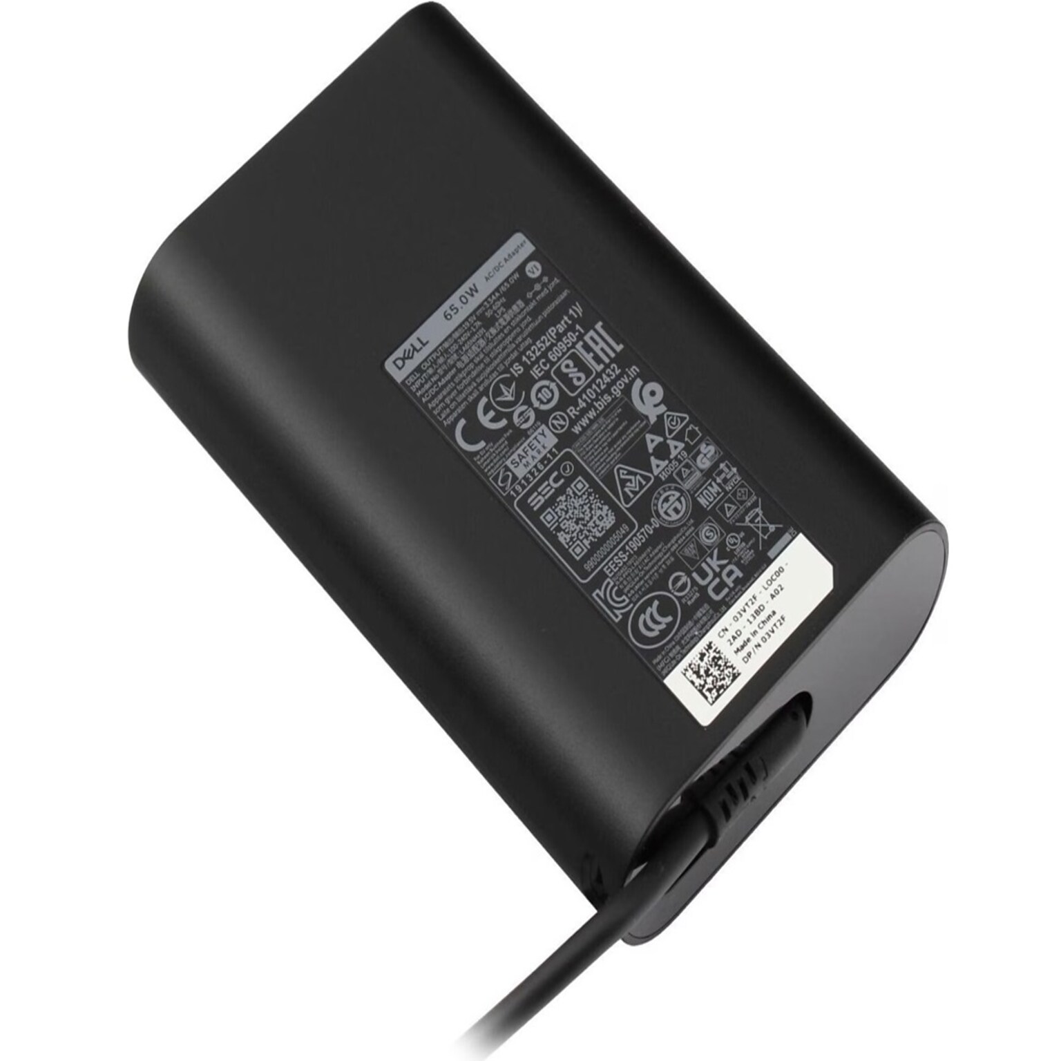 Dell 65W AC Adapter Latitude Laptop, Black (YNJ5G)