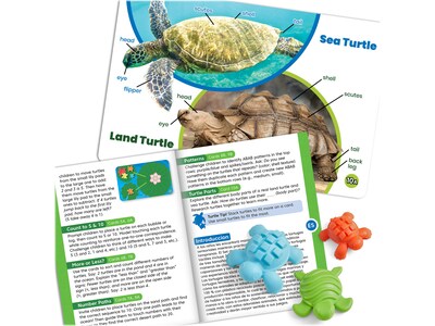 hand2mind Tactile Turtles Math Activity Set, Assorted Colors (95328)