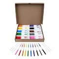 Crayola Classpack Non-Washable Markers, Fine, Assorted Colors, 200/Pack (58-8210)