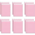 TOPS Prism+ Notepads, 8.5 x 11.75, Wide, Pink, 50 Sheets/Pad, 12 Pads/Pack (TOP63150)