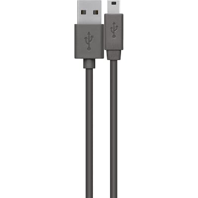Belkin Mini-USB to USB-A Cable, Gray (F3U155bt1.8M)