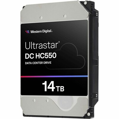 Western Digital DC HC550 14 TB 3.5 Hard Drive Memory (WUH721814AL5204)