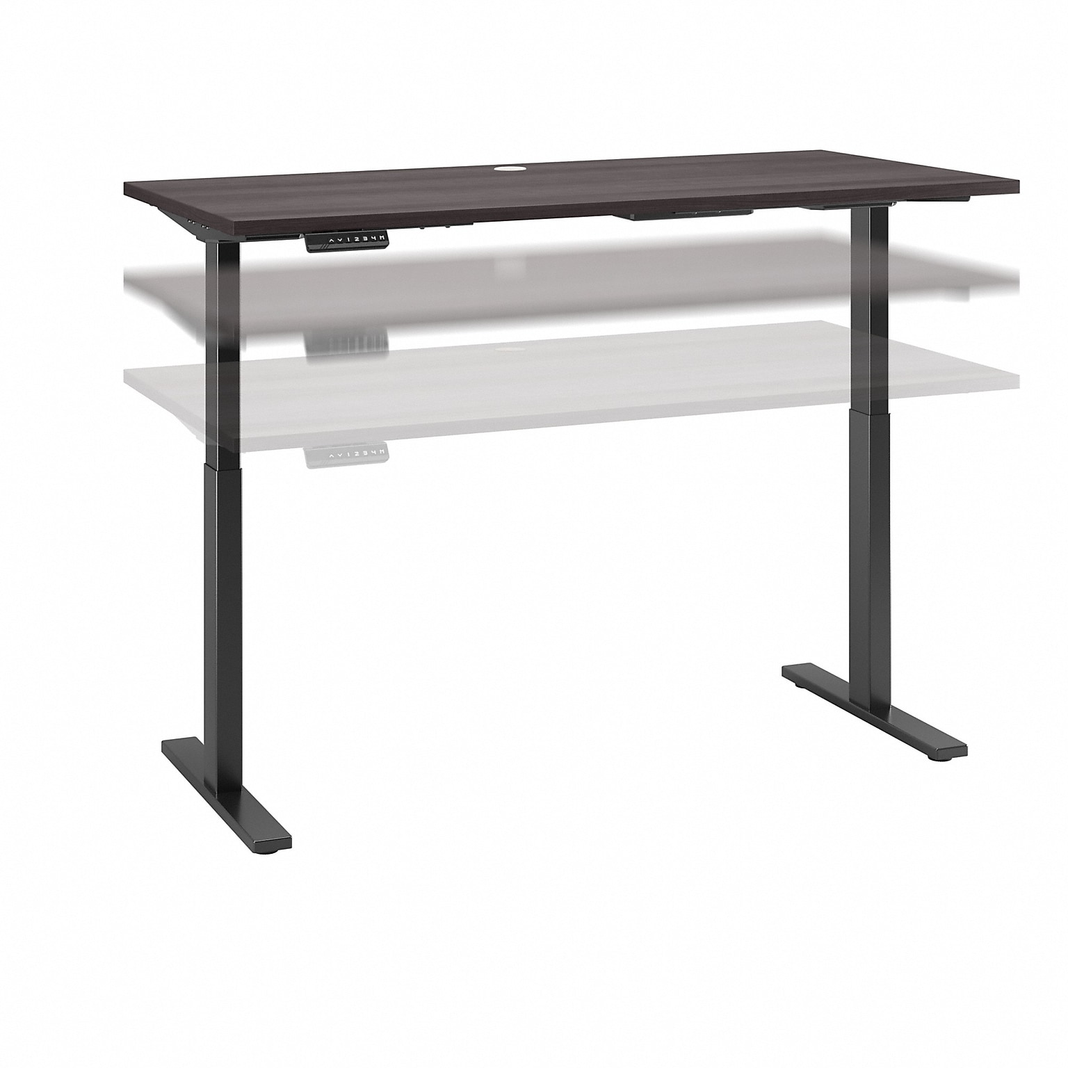 Bush Business Furniture Move 60 Series 60W Electric Height Adjustable Standing Desk, Storm Gray (M6S6030SGBK)
