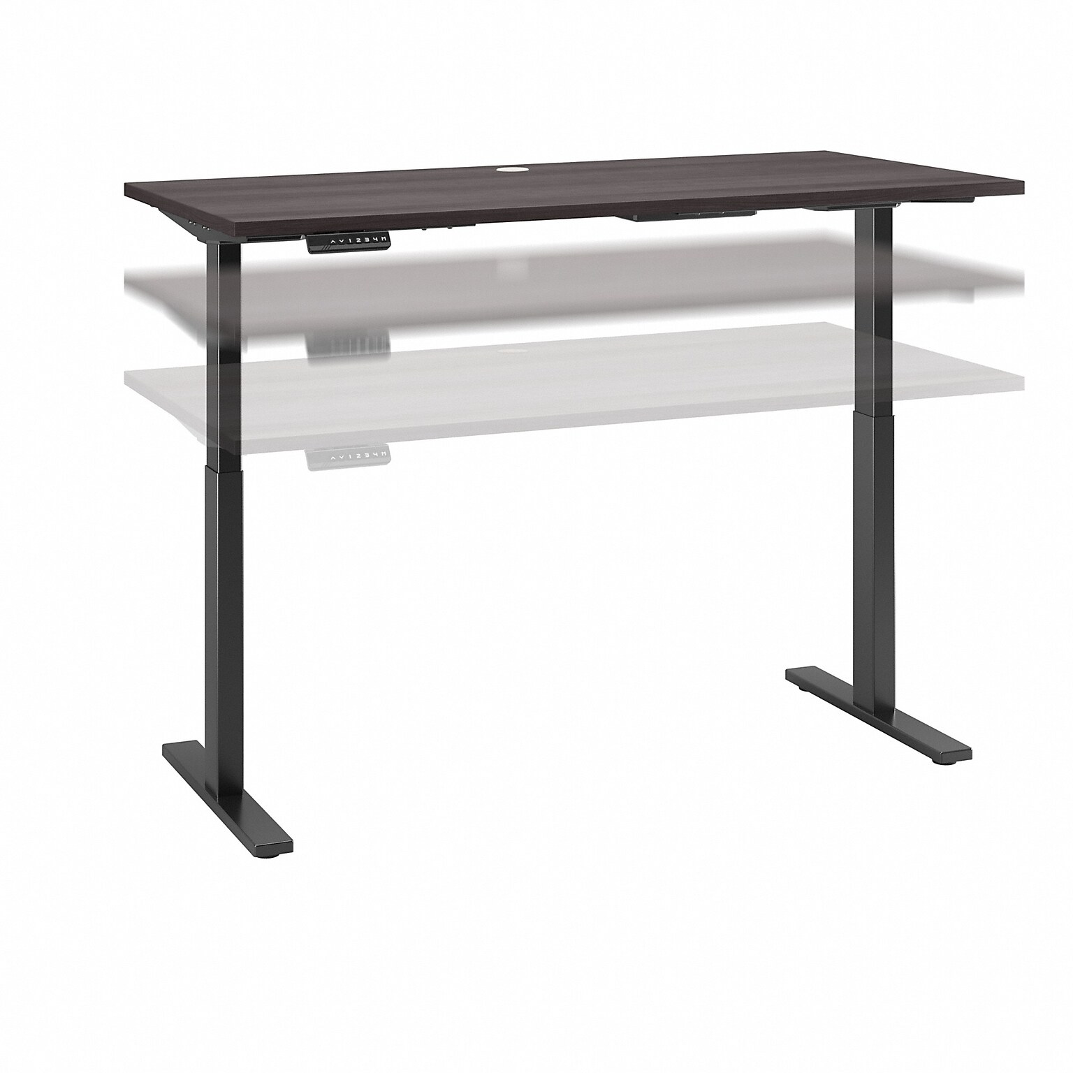 Bush Business Furniture Move 60 Series 27-47 Adjustable Standing Desk, Storm Gray (M6S6030SGBK)