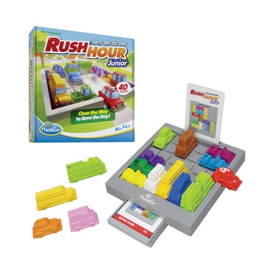 Ravensburger ThinkFun Rush Hour Junior Traffic Jam Logic Game (76583)