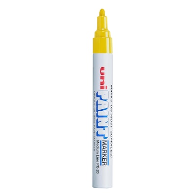 uni Paint Marker, Bullet Point, White, Dozen