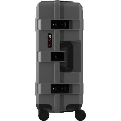Pelican ATX 26" Hardside Check-In Luggage, 4-Wheeled Spinner, TSA Checkpoint Friendly, Charcoal (HC25-00080-CHAR)