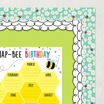 Creative Teaching Press Core Decor EZ Border, 3" x 2', Daisy Bug, 24/Pack, 3 Packs/Bundle (CTP11047-3)