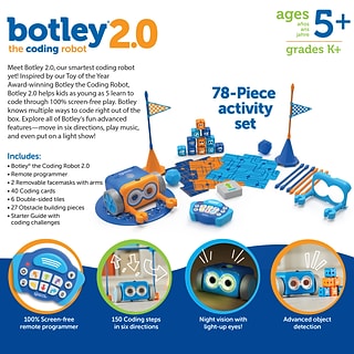 Learning Resources Botley 2.0 the Coding Robot Activity Set by Learning  Resources