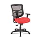 Alera® Elusion™ Series Height & Width Adjustable Arm Ergonomic Mesh Swivel Computer and Desk Chair, Red (ALEEL42BME30B)
