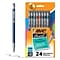 BIC Xtra Precision Mechanical Pencil, 0.5mm, #2 Hard Lead, 2 Dozen (MPLMFP241-BLK)