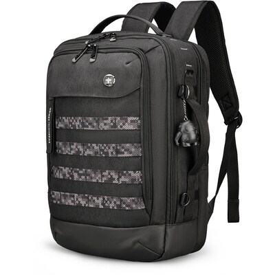 SwissDigital BERG L Laptop Backpack, Large, Black (SD1647-01)