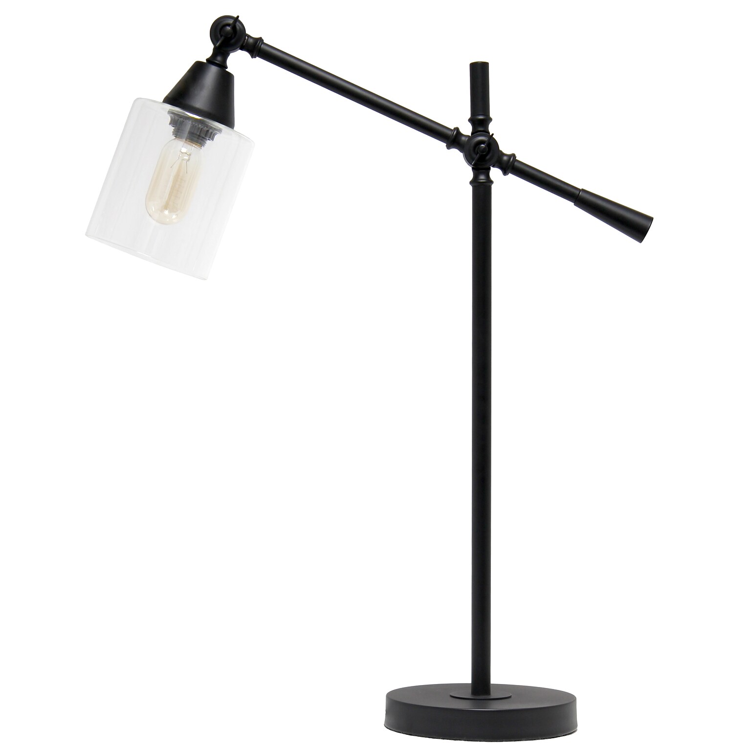 Lalia Home Vertically Adjustable Desk Lamp, Black (LHD-2001-BK)