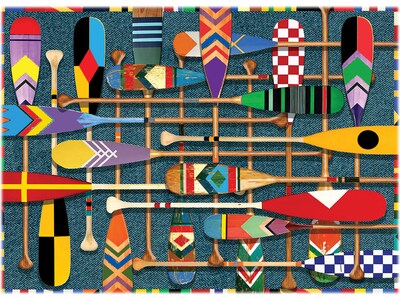 Willow Creek Canoe Paddles 1000-Piece Jigsaw Puzzle (49557)