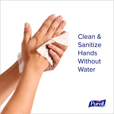 PURELL Cottony Soft Antibacterial Hand Sanitizing Wipes, 1000/Carton (9026-1M)