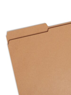 Smead File Folder, Reinforced 1/3-Cut Tab, Legal Size, Kraft, 100/Box (15734)