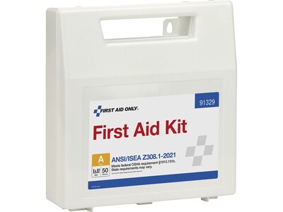 First Aid Only First Aid Kits, 184 Pieces, White, Each (91329)