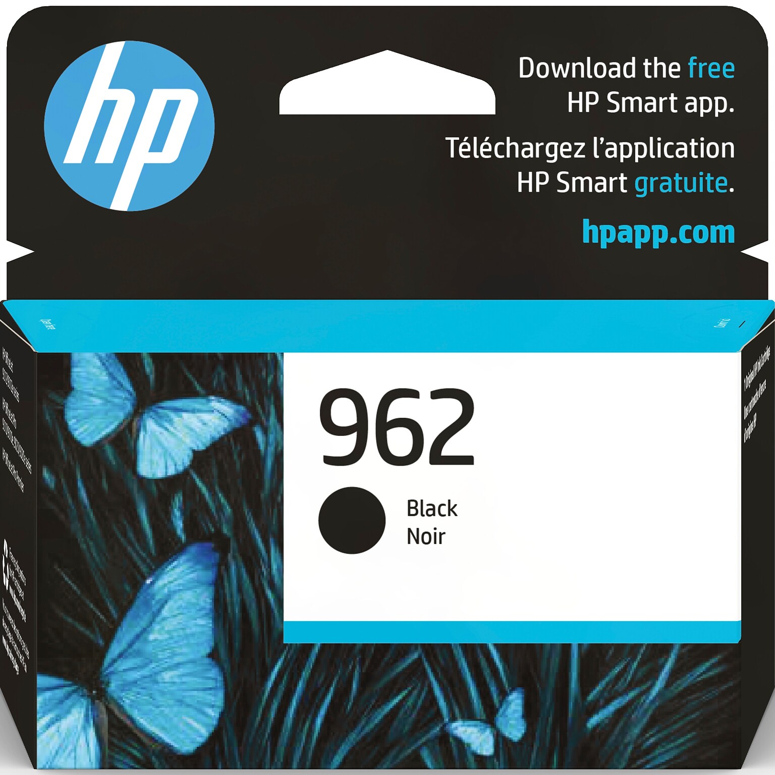 HP 962 Black Standard Yield Ink Cartridge, Prints Up to 1,000 Pages (3HZ99AN#140)