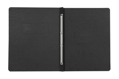 Oxford Paper Report Cover, Large 2 Prong Fastener, Letter, 3" Capacity, Black, 25/Box