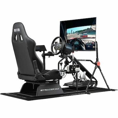 Next Level Racing GTRacer 2.0 Simulator Cockpit, Compatible with PC/Xbox/PlayStation, Black (NLR R007)