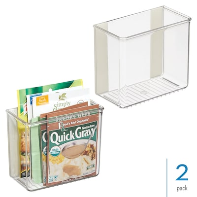 iDESIGN Adhesive Organizers, Clear, 2/Set (27935M2)