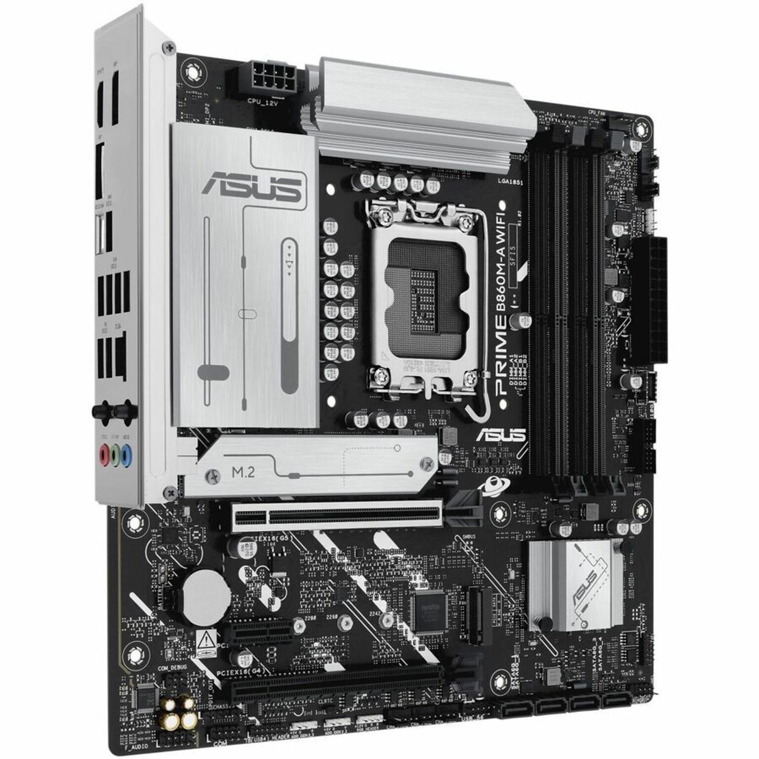 Asus LGA 1851 Socket Micro-ATX Intel Core Ultra Processors Desktop Motherboard (PRIME B860M-A WIFI-CSM)