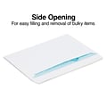 Staples® Gummed Flap Side-Opening Booklet Envelopes; 6 x 9, White Wove, 250/Box (472852/19306)