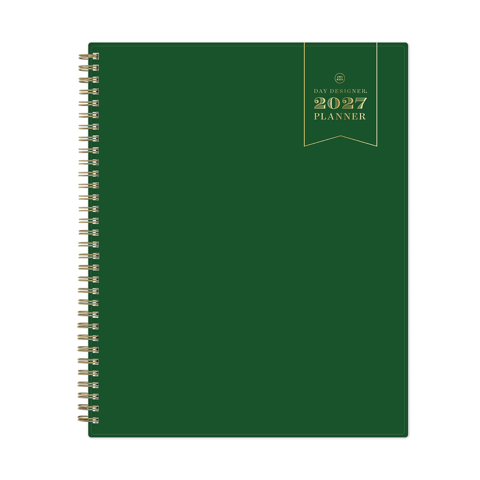 2027 Blue Sky Day Designer 8.5 x 11 Weekly & Monthly Planner, Green (163793)