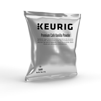 Keurig® Premium Cafe French Vanilla Powdered Creamer, 16 oz., 12/Carton (5000370310)