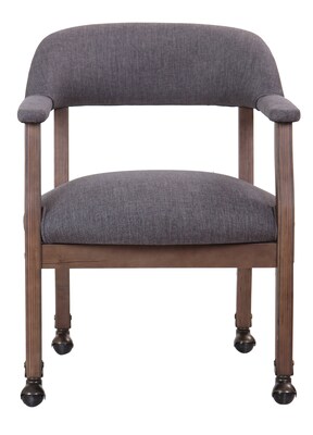 Boss Captain's Guest Chair in Slate Gray Linen (B9545DW-SG)