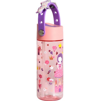 Elemental Splash Charm Plastic Water Bottle, 18 oz., Princess Dream (EMLETR18PRM60C)