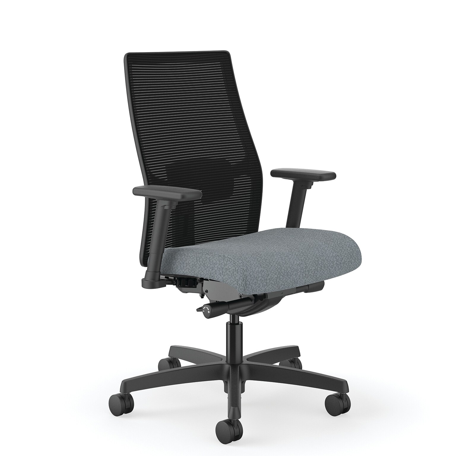 HON Ignition 2.0 Fabric/Mesh Task Chair, Gray Pattern (HONI2M2AMLA25TK)