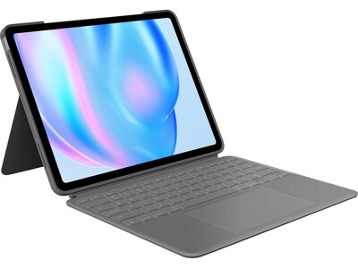 Logitech Combo Touch 13 Keyboard Case for iPad Air, Oxford Gray (920-012608)