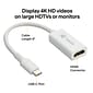 NXT Technologies 0.5 USB C/HDMI Audio/Video Adapter, White (NX60399)