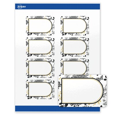 Avery Rectangle Laser/Inkjet Multipurpose Labels, 2 x 3, White, 80/Pack (19479371016)