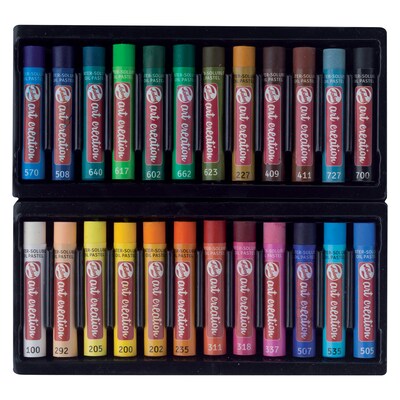 Talens Art Creation Water Soluble Oil Pastel Set, Assorted Colors (TLN9029124M)