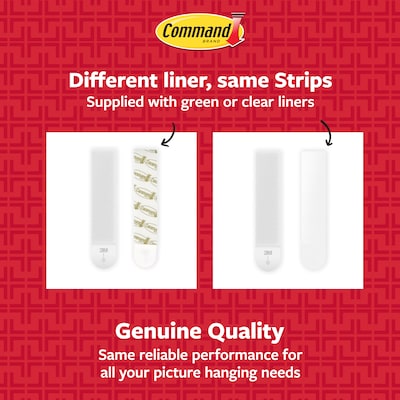 Command Extra Large Hanging Strips, 20 lb., Black, 16/Pack (17217BLK-16NA)