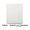 Staples 2-Pocket School Folders, White, 25/Box (50760/27537-CC)
