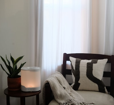 Crane Top Fill Ultrasonic Cool Mist Tower Humidifier 0.7-Gallon, 300 sq. ft., White (EE-5402)