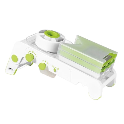 Starfrit Cubing Pro Mandoline Slicer, White & Green (092917-001-0000)