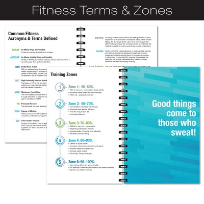 Excello Brands 6" x 8" Health & Wellness Planner, Paperboard Cover, Purple (GPP0078Q)