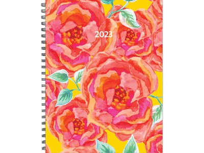 2023 Willow Creek Rose Floral 6.5 x 8.5 Weekly Planner, Multicolor (30028)